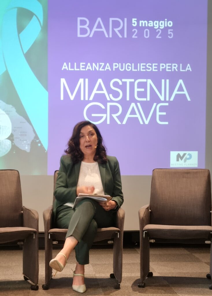 Caludia Laterza coordinatrice Alleanza pugliese per la Miastenia Gravis